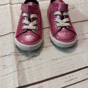Converse Sparkly Pink Kids Sneakers